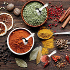 6-Piece Small Stainless Steel Spice Spoons - Canister Scoops for Condiments, Honey, Coffee, Tea, Salt, Jam, Mustard & Ice Cream