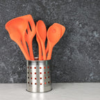 Chef Craft Premium Silicone Basting Brush, 10.25 inch, Orange