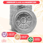 Round Foil Cake Pans – 50 Pack 6-Inch Reusable Aluminum Baking Pans | Stackable, Durable & Grease-Resistant | Great for Tarts, Baking, Cheesecakes, Catering, Meal Prep, Takeout, Freezer & Storage Use