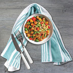 Urban Villa Kitchen Towels 100% Cotton Dish Towels for Kitchen (Set of 6)20”x30” Dish Cloths Highly Absorbent Kitchen Linen Set with Hanging Loop Perfect for Drying Dishes Cleaning Towels- MultI Color