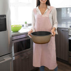 HANEE Cotton Aprons for Women and Men | Cross-Back Apron with Pockets