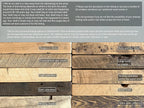 Urban Legacy Accent Shelves | Reclaimed Barn Plank | Set of 2 with Full Brackets (Natural 18"x 7"x 2")