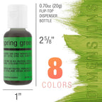 Chefmaster - Airbrush Food Coloring - 8 Color Pack - Vibrant and Fade-Resistant Sheen - Works With Any Airbrush Tool to Achieve Amazing Effects and Designs - Made in the USA