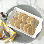 Nordic Ware Geo Cast Cookie Stamps