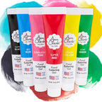 Ann Clark Gel Food Coloring Made in USA .7 oz, 6 Colors