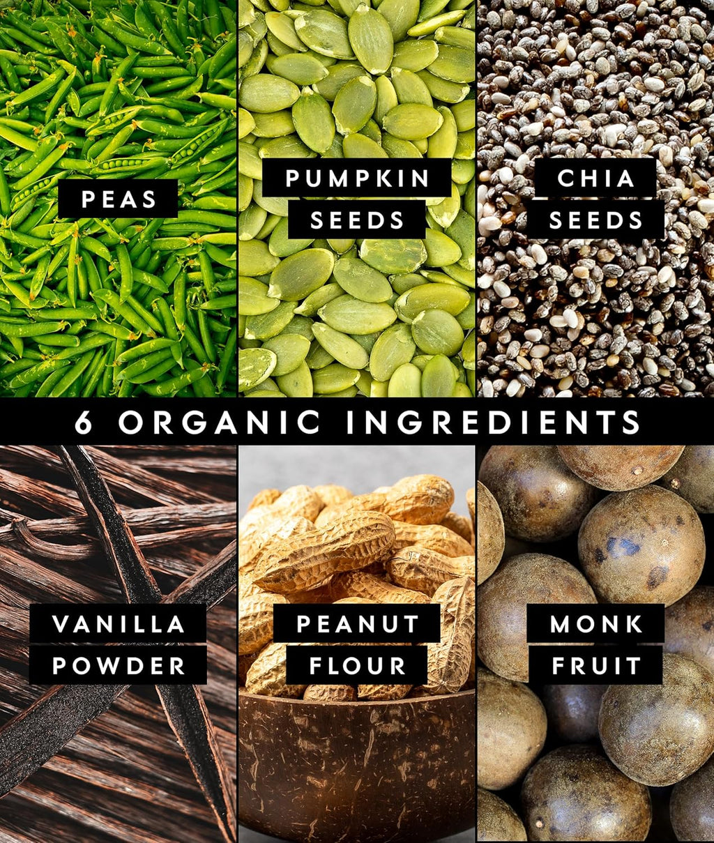 Truvani Vegan Pea Protein Powder | Peanut Butter | 32.7g Organic Plant Based Protein | 1 Serving | Keto | Gluten & Dairy Free | Low Carb | No Added Sugar