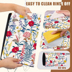 Dish Drying Mat Spring Flowers Coffee Bar Mat for Countertop Botanical Coffee Mat Absorbent Rubber Backed Hide Stain Dish Drainer Rack Mat Coffee Maker Coffee Pot Dining Room Decor 15.7 x 23.6 Inch