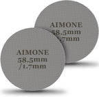 Espresso Puck Screen - Lower Shower Screen Compatible With Espresso Portafilter Filter Basket, Reusable1.7mm Thickness,150μm, 316 Stainless Steel (2, 58.5MM)