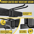 Garage Wall Organizer,12Pack Carries 600 lbs,Garden Tool Organizer 49.5in With Large Storage Space,Easy Assembly, Sturdy Design,for Efficient Tool Storage Garage Organization