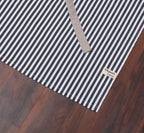 AMOUR INFINI Cotton Aprons for Women with Pockets Adjustable Strap and Waist Ties Printed Reusable Aprons for Baking, Cooking, Gardening (27.5 x 33 Inches - Charcoal)