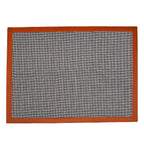 Amazon Basics Silicone Non-Stick Eclair Baking Mat, Reusable, Easy to Clean, 2 Pack, Black/Red/White, Rectangular, 15.7" x 11.8" (Previously AmazonCommercial brand)