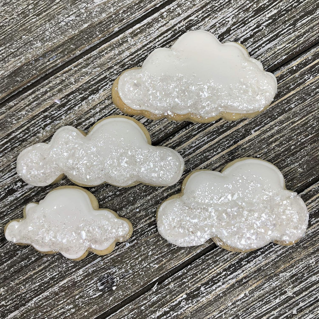 BAKELL White Edible Glitter, 25 Grams | TINKER DUST Edible Glitter | KOSHER Certified | 100% Edible Glitter | Cakes, Cupcakes, Cake Pops, Drinks, Dessert Vegan Glitter & Dusts (25g, White)