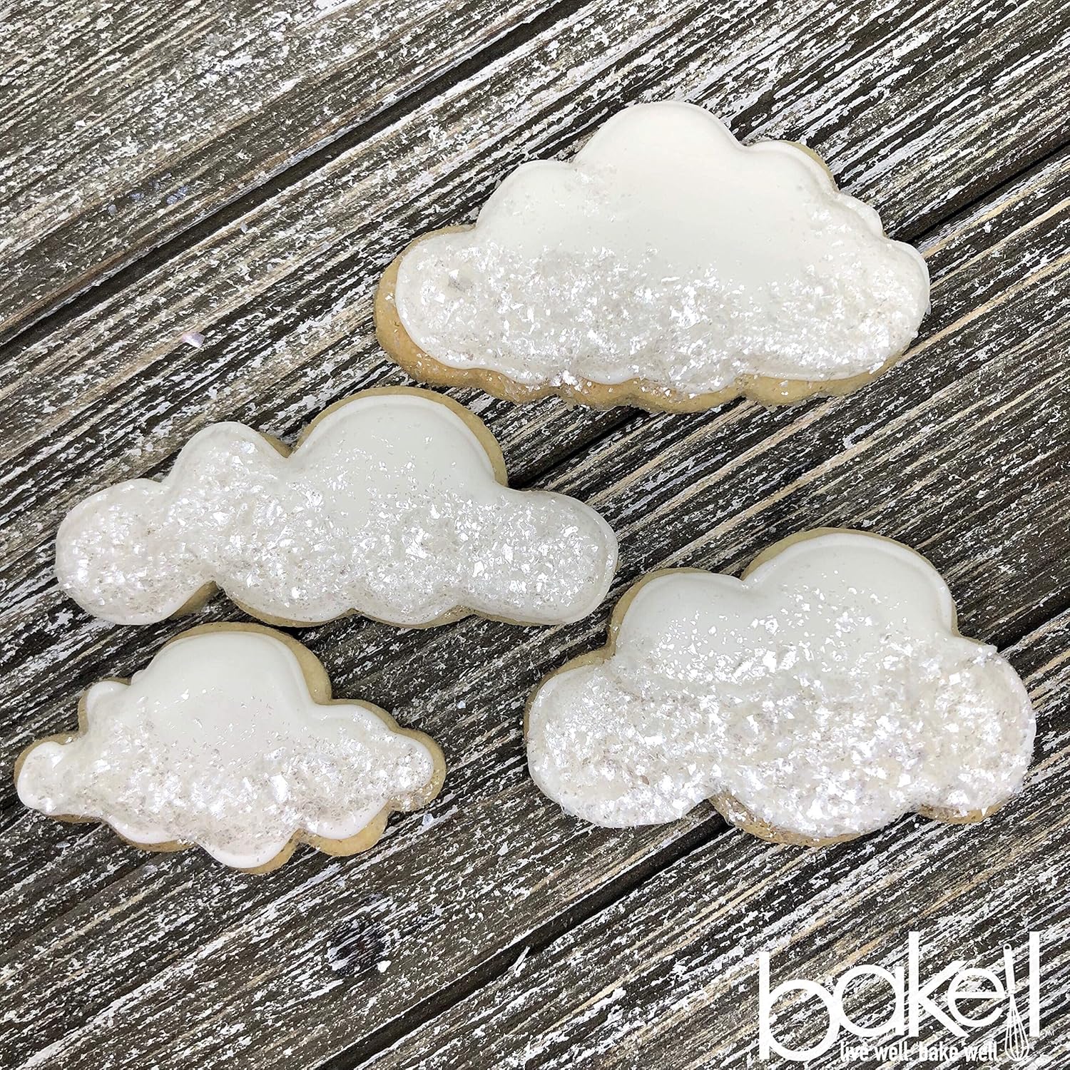 BAKELL Ivory Edible Glitter, 25 Grams | TINKER DUST Edible Glitter | KOSHER Certified | 100% Edible Glitter | Cakes, Cupcakes, Cake Pops, Drinks, Dessert Vegan Glitter & Dusts (25g, Ivory)