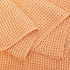 POLYTE Microfiber Oversize Quick Dry Lint Free Bath Towel, 60 x 30 in, 4 Pack (Waffle Weave)