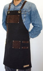 Men and Women Apron for Kitchen, Gardening, Artist, Chef, Work | Canvas, Waterproof, Adjustable Straps Unisex