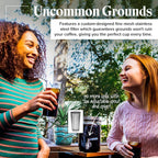 Willow & Everett Cold Brew Coffee & Iced-Tea Maker Pitcher, 2 L Glass Dispenser w/Metal Spigot & Mesh Filter Iced Coffee & Sun Tea Brewing System