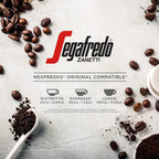 Segafredo Zanetti Espresso Capsules – Aluminum Pods for Nespresso Original Machines – Medium Roast Premium Espresso with a Sweet Aroma – Subtle, Intensity 9 – Sinfonia, 10 Count