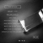 BINO | Stackable Plastic Storage Bins, Medium | THE MYRIAD COLLECTION | Multipurpose Bins | Pantry Organizers And Storage | Home Organization Containers | Clear Plastic Fridge Bin | Freezer Organizer